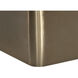 Amadeus 43.25 X 37.5 inch Grey / Antique Brass Coffee Table